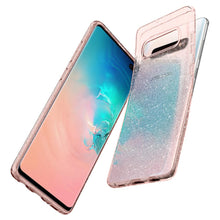 Load image into Gallery viewer, Galaxy S10 Plus Case Liquid Crystal Glitter